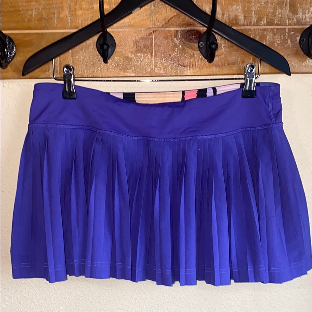 Lululemon Athletica Purple pleat to street skirt
